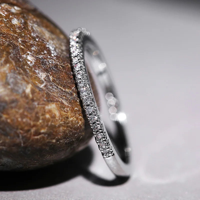 Thin crystal Rings for Women