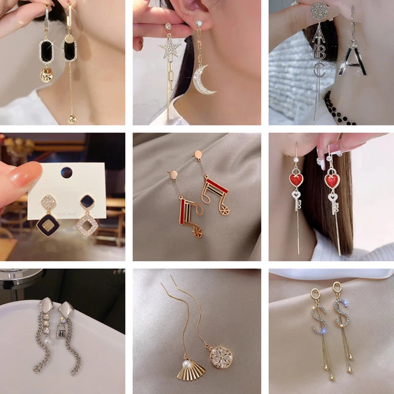 rectangle and circle Fashion Earrings